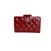 Chanel Red Patent Wallet