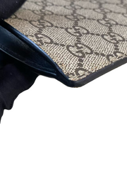 Gucci GG Supreme Canvas Blind For Love Zip Pouch Clutch Bag