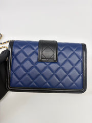 Chanel Elegant CC Flap Wallet on Chain Quilted Lambskin