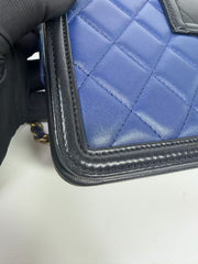 Chanel Elegant CC Flap Wallet on Chain Quilted Lambskin