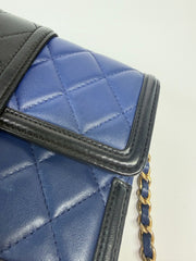 Chanel Elegant CC Flap Wallet on Chain Quilted Lambskin
