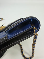 Chanel Elegant CC Flap Wallet on Chain Quilted Lambskin