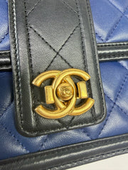 Chanel Elegant CC Flap Wallet on Chain Quilted Lambskin