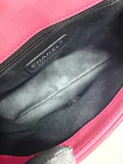 Chanel Patent Quilted Coco Shine Flap Pink Large