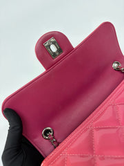 Chanel Patent Quilted Coco Shine Flap Pink Large