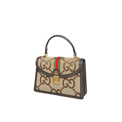 Gucci Jumbo GG Canvas Small Ophidia Top Handle