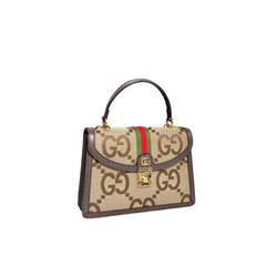 Gucci Jumbo GG Canvas Small Ophidia Top Handle