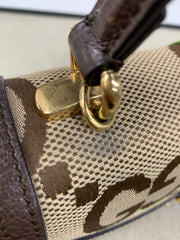 Gucci Jumbo GG Canvas Small Ophidia Top Handle