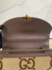 Gucci Jumbo GG Canvas Small Ophidia Top Handle