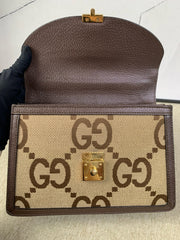 Gucci Jumbo GG Canvas Small Ophidia Top Handle