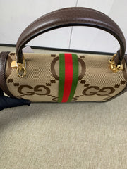 Gucci Jumbo GG Canvas Small Ophidia Top Handle