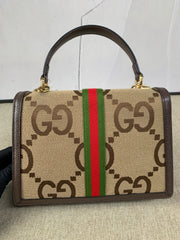 Gucci Jumbo GG Canvas Small Ophidia Top Handle