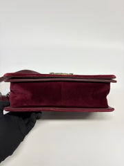 Chanel Velvet Le Boy Medium Flap Bag