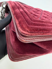 Chanel Velvet Le Boy Medium Flap Bag