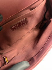Chanel Velvet Le Boy Medium Flap Bag