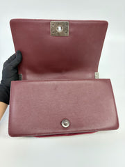 Chanel Velvet Le Boy Medium Flap Bag