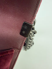 Chanel Velvet Le Boy Medium Flap Bag