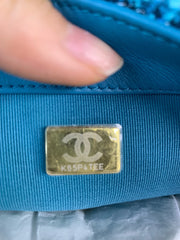 Chanel 19 Flap Bag Quilted Tweed Large