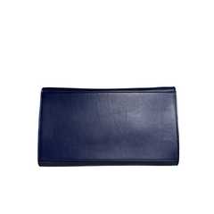Celine Blue Python and Suede Trapeze Tote Bag