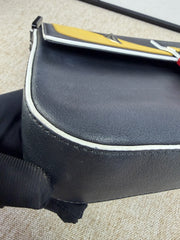 Fendi Leather Monster Mini Baguette Bag