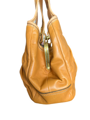 Coach Ergo Satchel Kisslock Brown