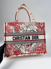 Dior Book Tote Valentine's Day Large