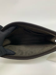 Gucci GG Supreme Web Brown Pouch