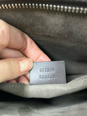 Gucci GG Supreme Web Brown Pouch