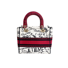 Dior Lady Dior Graffiti D-Lite Canvas