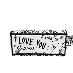Dior Lady Dior Graffiti D-Lite Canvas