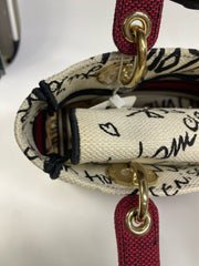 Dior Lady Dior Graffiti D-Lite Canvas