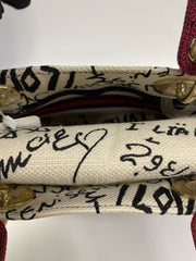 Dior Lady Dior Graffiti D-Lite Canvas