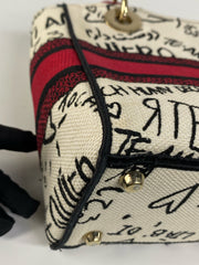 Dior Lady Dior Graffiti D-Lite Canvas