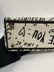 Dior Lady Dior Graffiti D-Lite Canvas