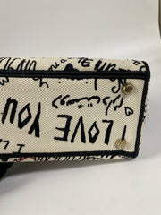 Dior Lady Dior Graffiti D-Lite Canvas