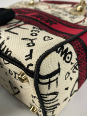 Dior Lady Dior Graffiti D-Lite Canvas