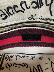 Dior Lady Dior Graffiti D-Lite Canvas