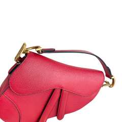 Dior Saddle Bag Red Mini