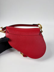Dior Saddle Bag Red Mini