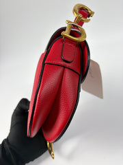 Dior Saddle Bag Red Mini