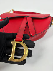 Dior Saddle Bag Red Mini