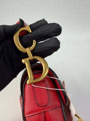 Dior Saddle Bag Red Mini