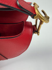 Dior Saddle Bag Red Mini