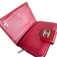 Chanel Red Patent Wallet