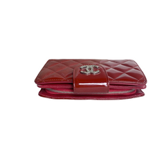 Chanel Red Patent Wallet