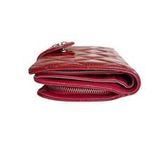 Chanel Red Patent Wallet