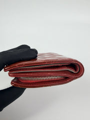 Chanel Red Patent Wallet
