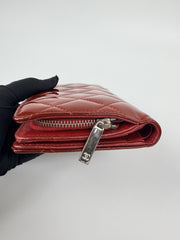 Chanel Red Patent Wallet