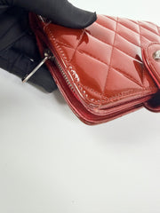 Chanel Red Patent Wallet