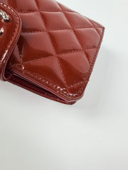 Chanel Red Patent Wallet